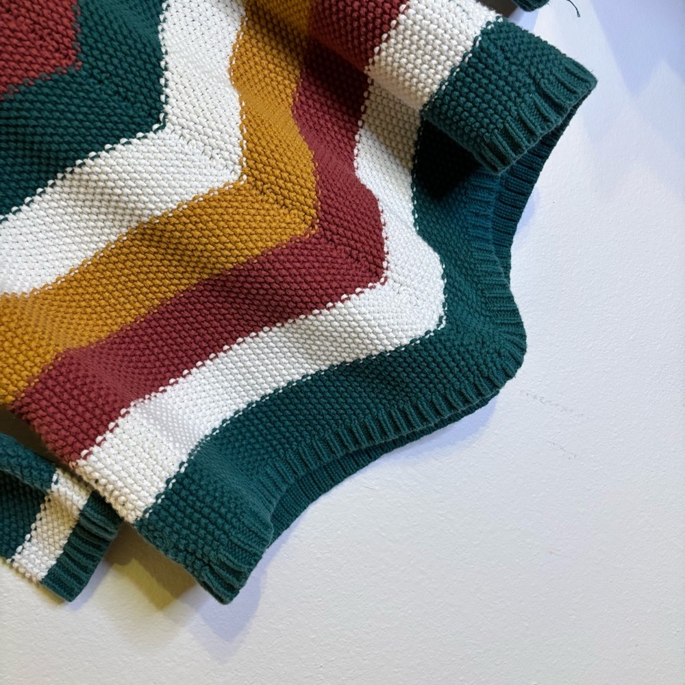 Vintage Anthony Richards Chevron Stripe Knit Sweater Women’s L - Picture 2 of 7